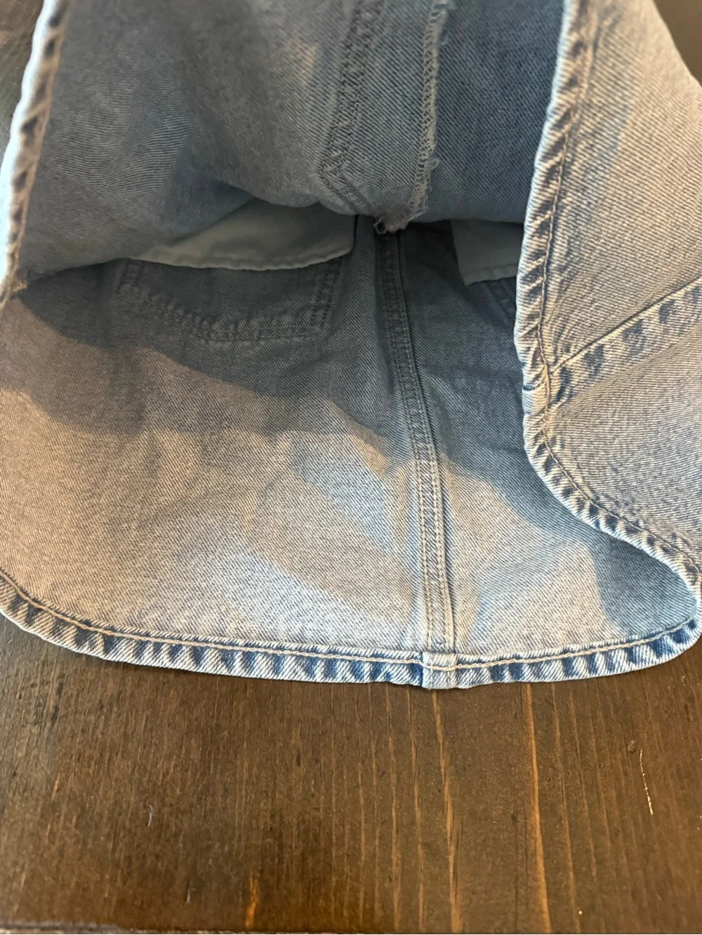 Old Navy Light Blue Denim Girls 10-12 Mini Skirt